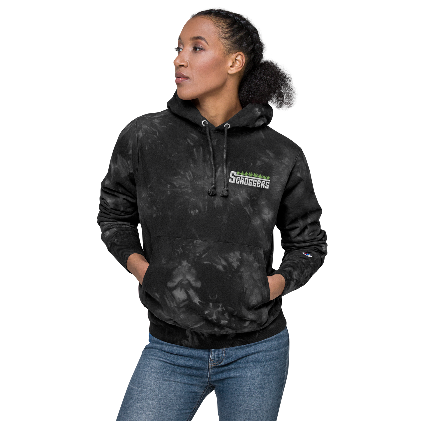 Unisex Champion tie-dye hoodie
