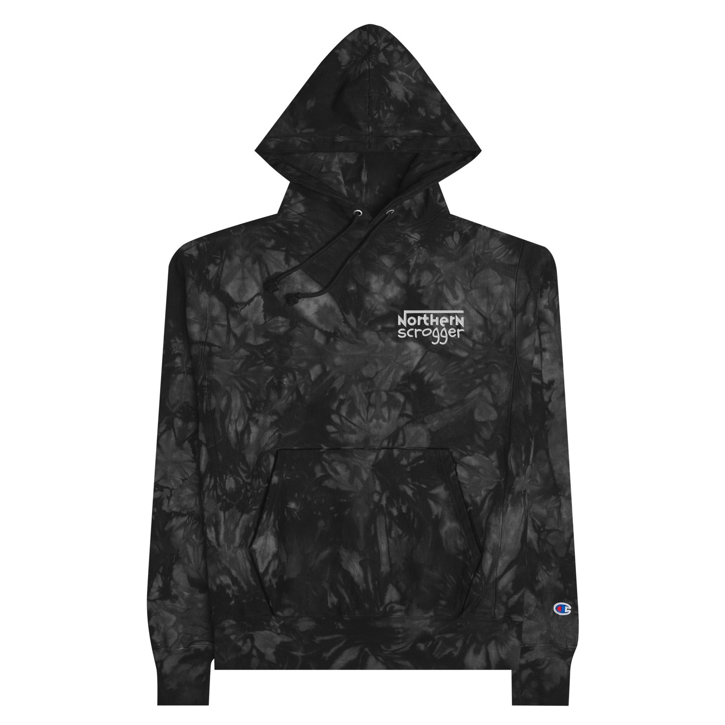 Northern Scrogger Discreet Unisex Champion tie-dye hoodie