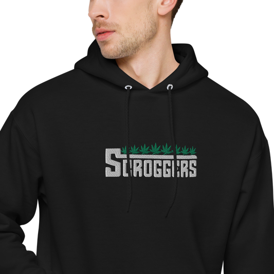 Unisex fleece Scroggers hoodie